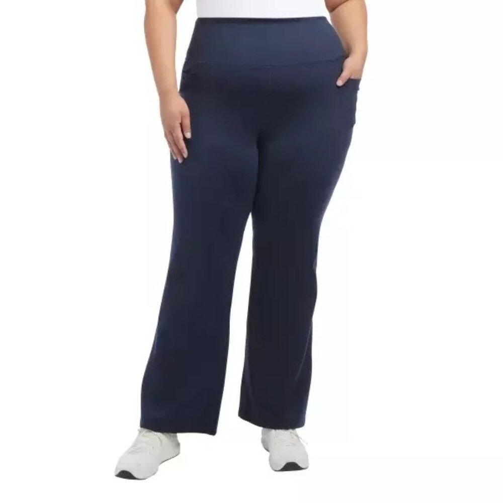 Jockey Women 3X High Rise Activewear Leggings Non-slip Flare Athletic Yoga Pants